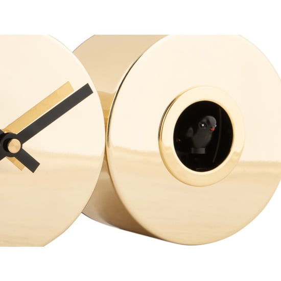 Karlsson wandklok duo cuckoo plated verguld - Image 3