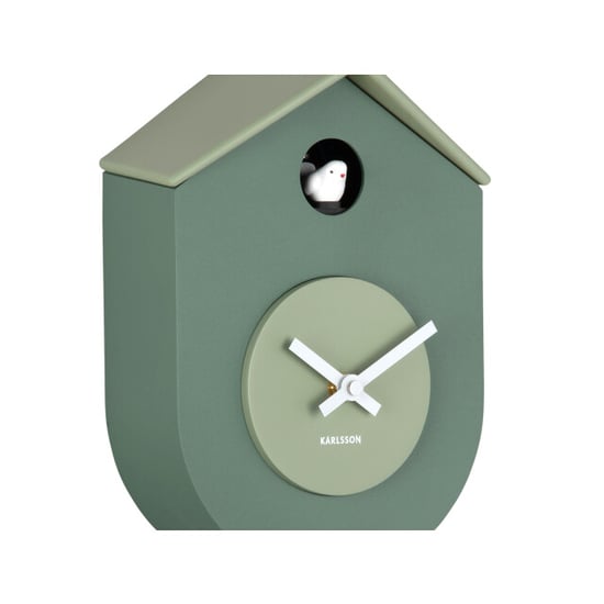 Karlsson wandklok grato cuckoo jungle green & grayed jade - Image 2