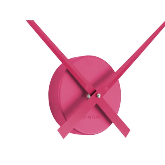Karlsson wandklok little big time mini metallic metallic dark pink- Ø41cm - Image 3