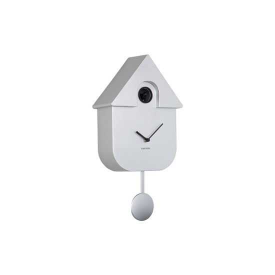 Karlsson wandklok modern cuckoo metallic metallic silver - Image 1