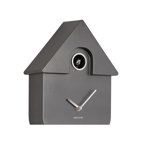 Karlsson wandklok modern cuckoo metallic metallic dark grey - Image 2