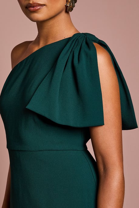 Coast Honoured Petite Bow One Shoulder Maxi Bridesmaid Dress - Image 5