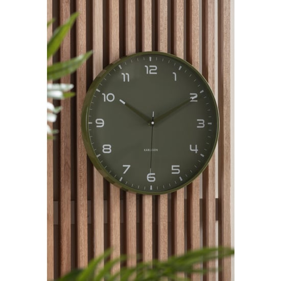 Karlsson wandklok orgullo army green- Ø40cm - Image 2