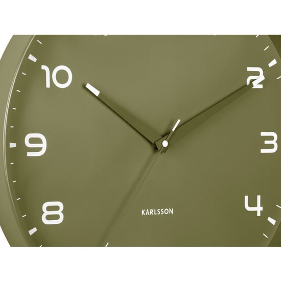Karlsson wandklok orgullo army green- Ø40cm - Image 3