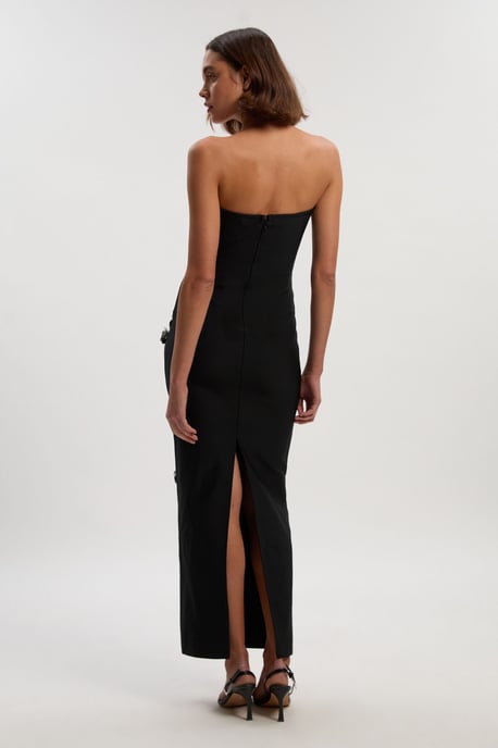 Embellished Figure Form Bandeau Maxi Dress - Image 4