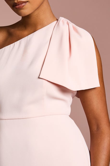 Coast Honoured Petite Bow One Shoulder Maxi Bridesmaid Dress - Image 5