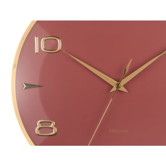 Karlsson wandklok sienna glow rode oker- Ø40,6cm - Image 3