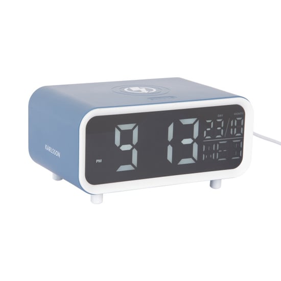 Karlsson wekker chunky led w. phone charger classic blue - Image 1