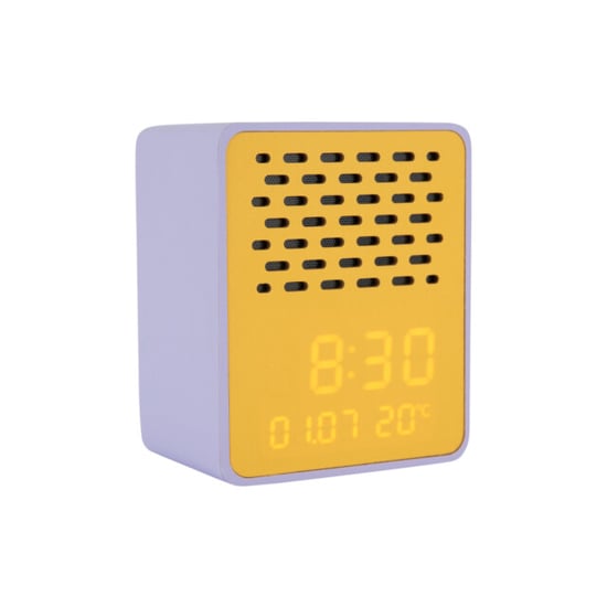 Karlsson wekker funky vibes blue tooth speaker purple & yellow - Image 1