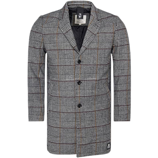 TOM TAILOR Mens Trench Over Coat Wool Winter Long Jacket Formal Office Outwear - Image 2