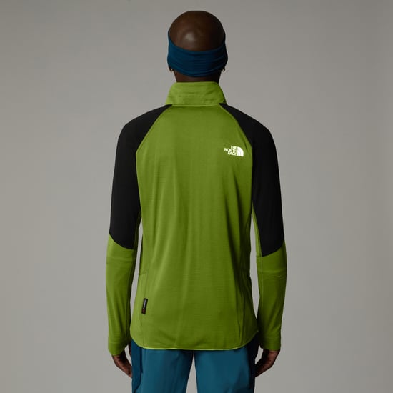 Men's Bolt Polartec® Power Grid™ Jacket Oak Green/TNF Black - Image 3