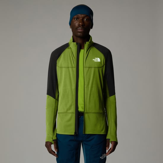 Men's Bolt Polartec® Power Grid™ Jacket Oak Green/TNF Black - Image 4