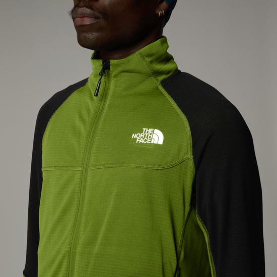 Men's Bolt Polartec® Power Grid™ Jacket Oak Green/TNF Black - Image 6
