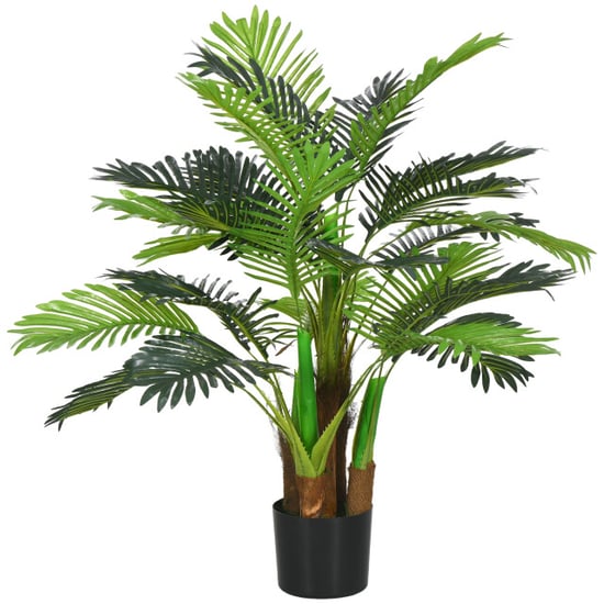 4goodz Homcom kunstplant plant kunstpalm, 100 cm met 27 takken - Image 1