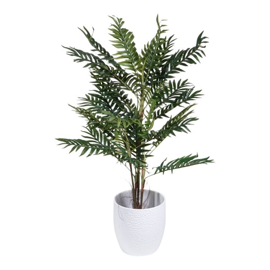 Kopu ® kunstplant arecapalm 110 cm 6 stammen zwarte pot nepplant - Image 2