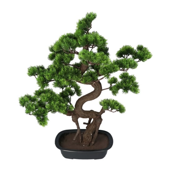 Kopu ® kunstplant bonsai 65 cm pijnboom met zwarte pot bonsai boompje - Image 1