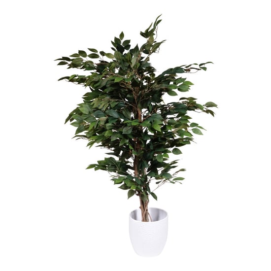 Kopu ® kunstplant ficus benjamina 120 cm in zwarte pot 1260 bladeren - Image 2