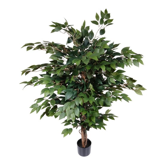 Kopu ® kunstplant ficus benjamina 120 cm in zwarte pot 1260 bladeren - Image 3