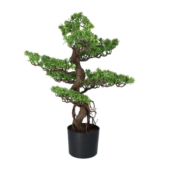 Kopu ® kunstplant bonsai 65 cm in zwarte pot bonsai boompje - Image 5