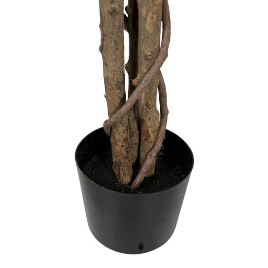 Kopu ® kunstplant ficus 120 cm in pot 630 bladeren met natuurstam - Image 5