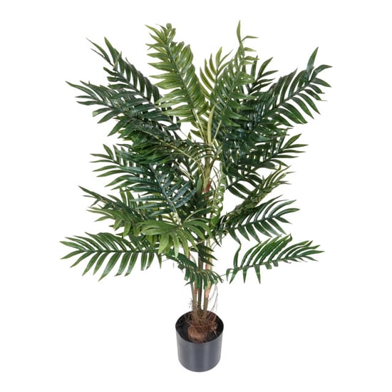 Kopu ® kunstplant arecapalm 110 cm 6 stammen zwarte pot nepplant - Image 3