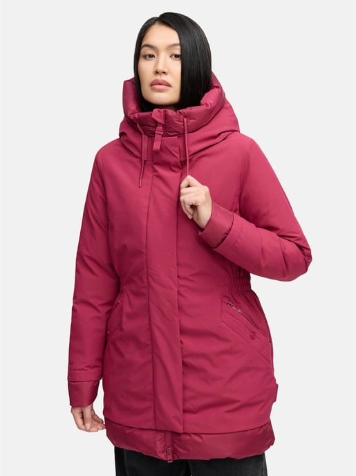 Navahoo dames winterparka WINTERPRINZESSIN met capuchon & vrouwelijke pasvorm - Image 2