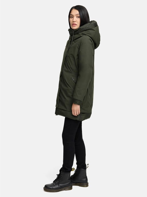 Navahoo dames winterparka WINTERPRINZESSIN met capuchon & vrouwelijke pasvorm - Image 3