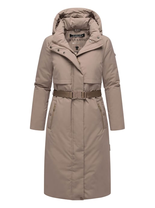 Navahoo Women’s Winter Parka WALDBUMMLER – Weatherproof & Stylish with Waist Belt - Image 1