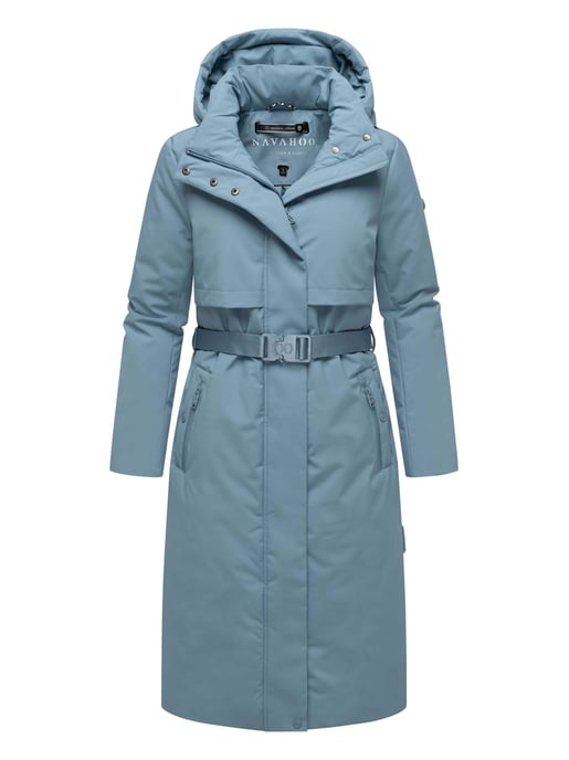 Navahoo Women’s Winter Parka WALDBUMMLER – Weatherproof & Stylish with Waist Belt - Image 1