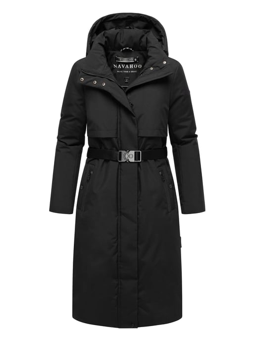Navahoo Women’s Winter Parka WALDBUMMLER – Weatherproof & Stylish with Waist Belt - Image 1