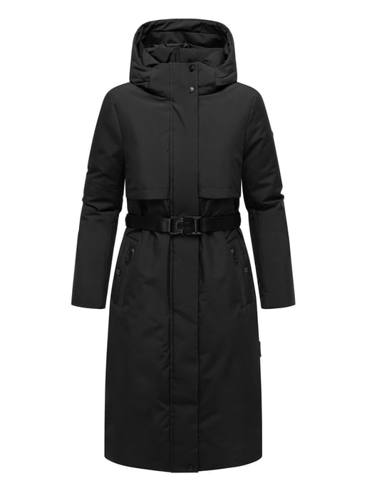 Navahoo dames winterparka WALDBUMMLER – weerbestendig & stijlvol met tailleceintuur - Image 2