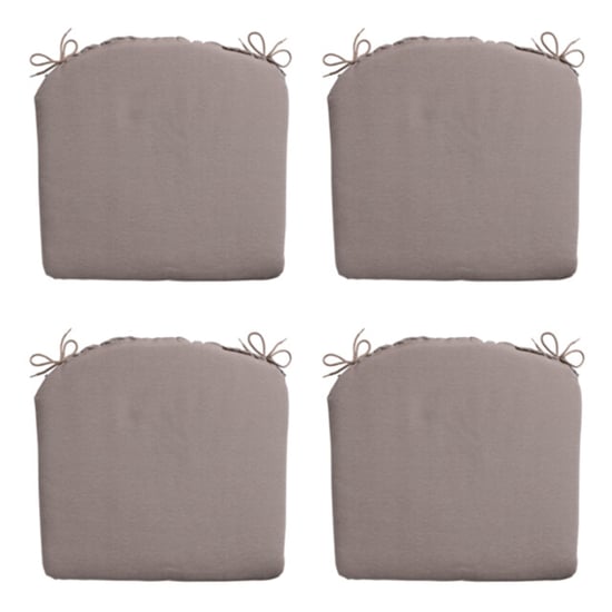 Madison Zitkussen panama taupe 46x48 - 4 stuks - Image 1