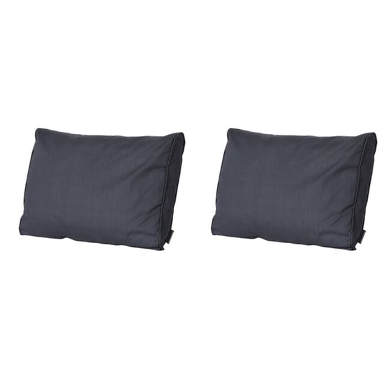 Madison lounge rugkussen basic black ca. 40x60 cm set van 2 - Image 1