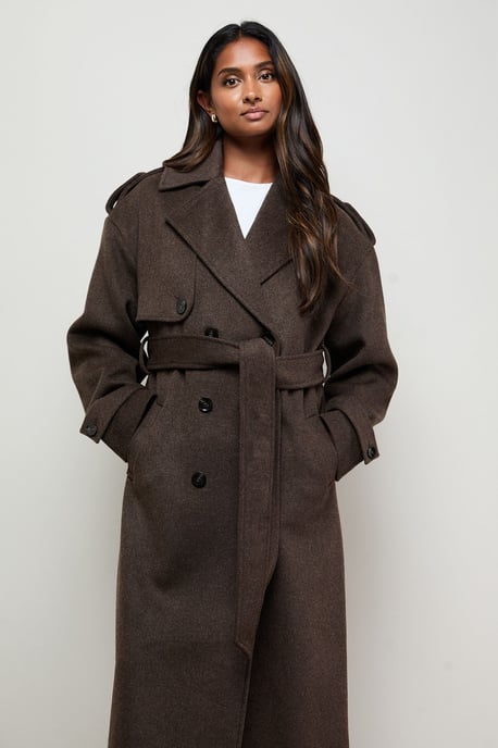 Relaxed Wool Trench - Image 2