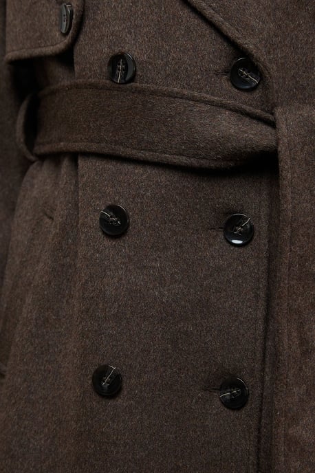 Relaxed Wool Trench - Image 4