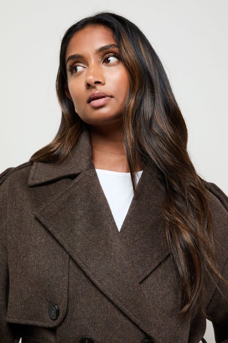 Relaxed Wool Trench - Image 5