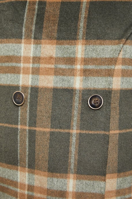 Hand Stitched Scarf Longline Jacket Coat - Image 5