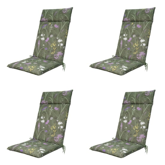 Madison tuinstoelkussen hoge rug donna green canvas eco+ ca. 120x50 cm - - Image 1