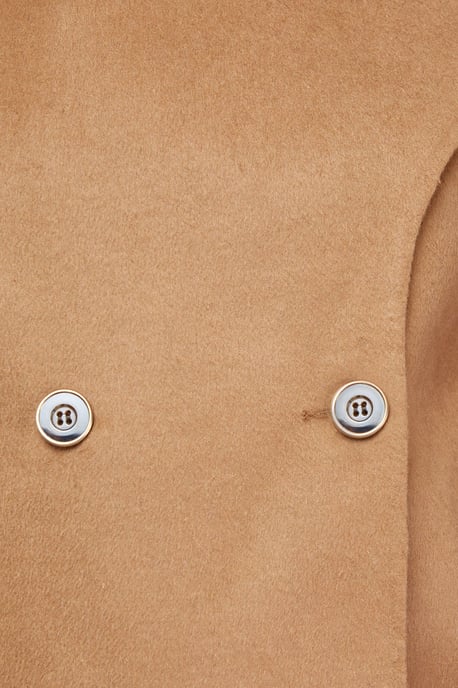 Hand Stitched Scarf Longline Jacket Coat - Image 5