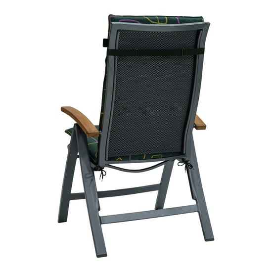 Madison tuinstoelkussen hoge rug joah green ca. 120x50 cm set van 4 - Image 3