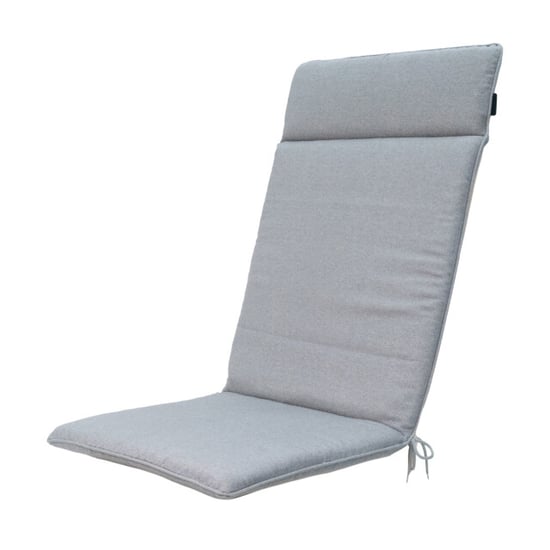 Madison tuinstoelkussen hoge rug napels grey ca. 120x50 cm set van 4 - Image 2