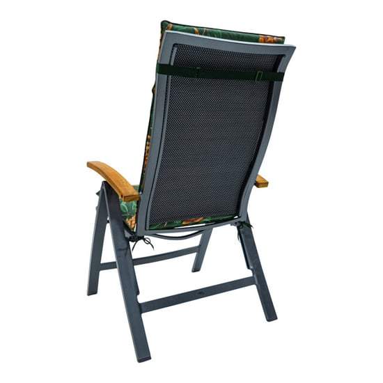 Madison tuinstoelkussen hoge rug lua green ca. 120x50 cm set van 4 - Image 2