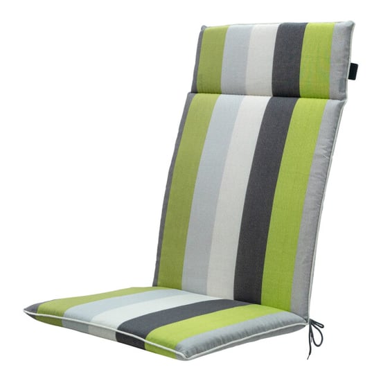 Madison tuinstoelkussen hoge rug victoria green ca. 120x50 cm set van 4 - Image 2