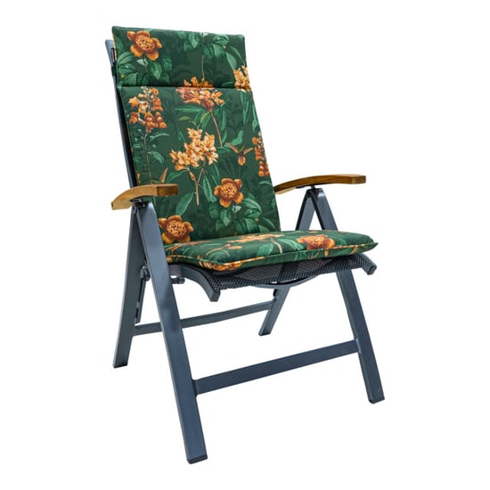 Madison tuinstoelkussen hoge rug lua green ca. 120x50 cm set van 4 - Image 3