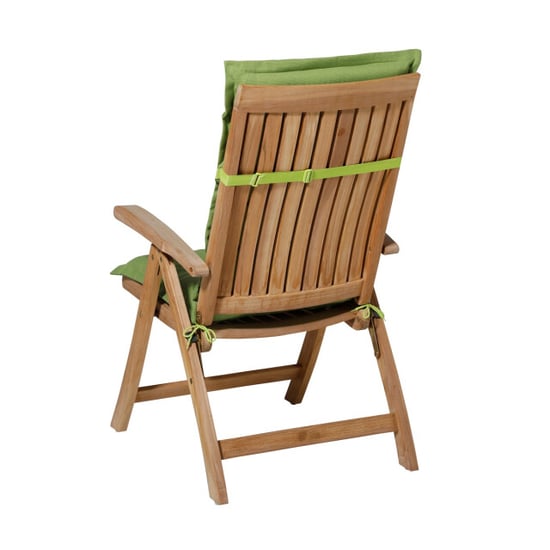 Madison tuinstoelkussen lage rug rib lime ca. 105x50 cm set van 4 - Image 2
