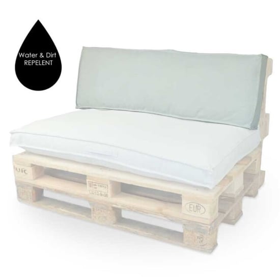Unique Living | palletkussen luana | outdoor collectie | grijs/groen | 40x120cm - Image 1