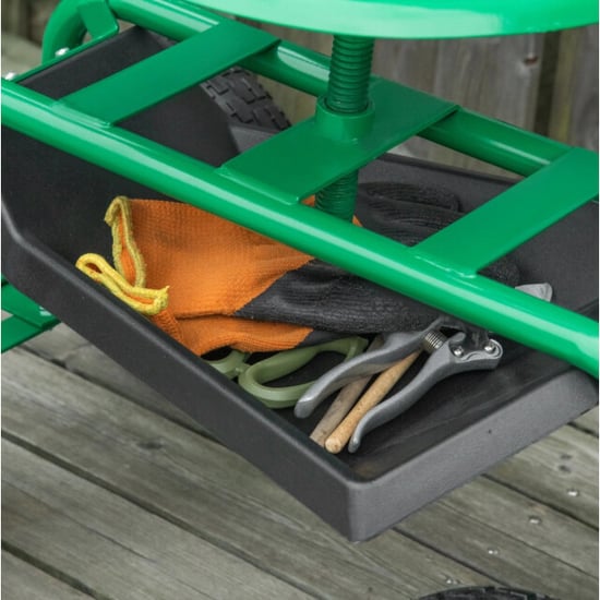 4goodz Tuinwagen met zitting, opbergmand voor tuingereedschap, verstelbare - Image 5