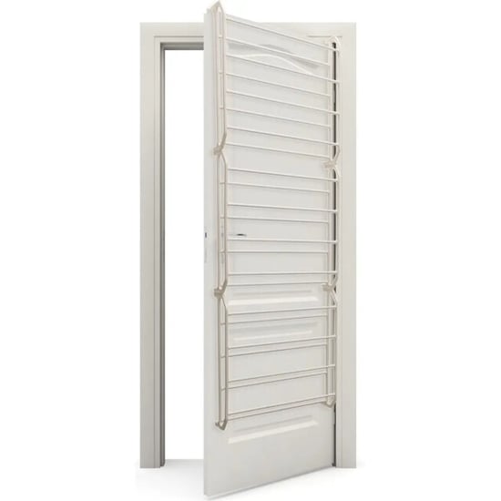 WDMT Schoenenrek voor aan de deur 52 x 180 x 17 cm wit - Image 2