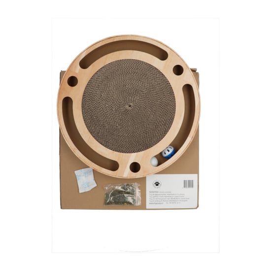 4animalz ® toy kattenspeeltje met krabpaal 40 cm doorsnede - Image 3