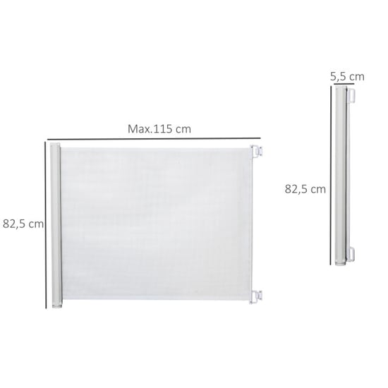 4goodz Pawhut uitschuifbaar traphek 115x82,5 cm voor huisdieren - - Image 5
